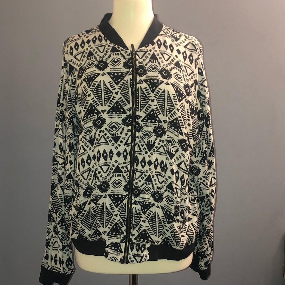 New Look Black and White Jacket